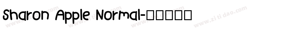 Sharon Apple Normal字体转换